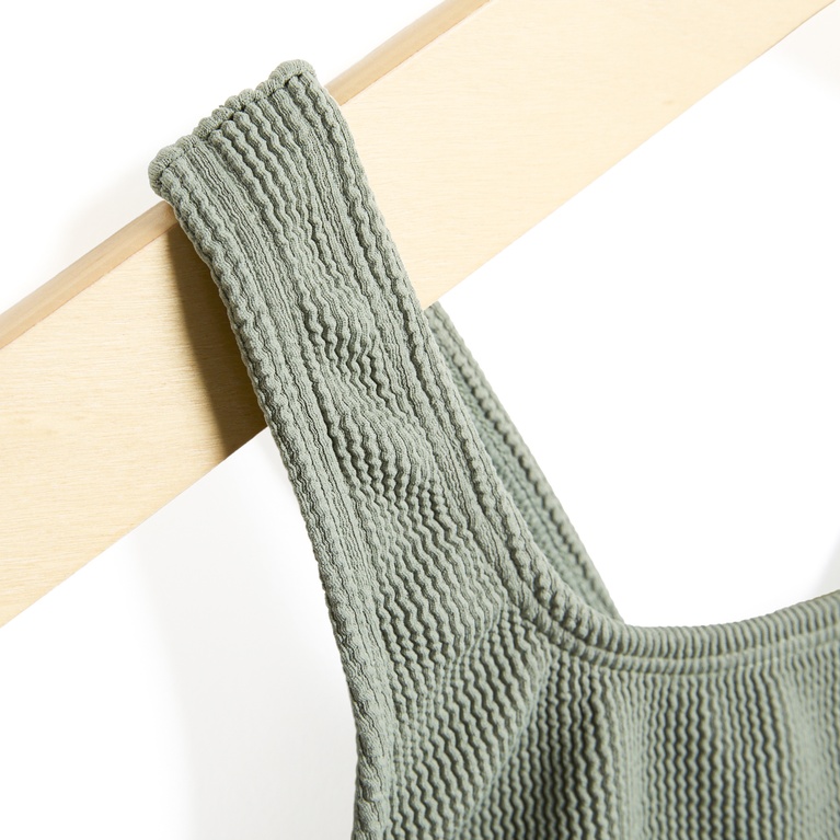 Swimsuit "Petunia bubbly" Army Green